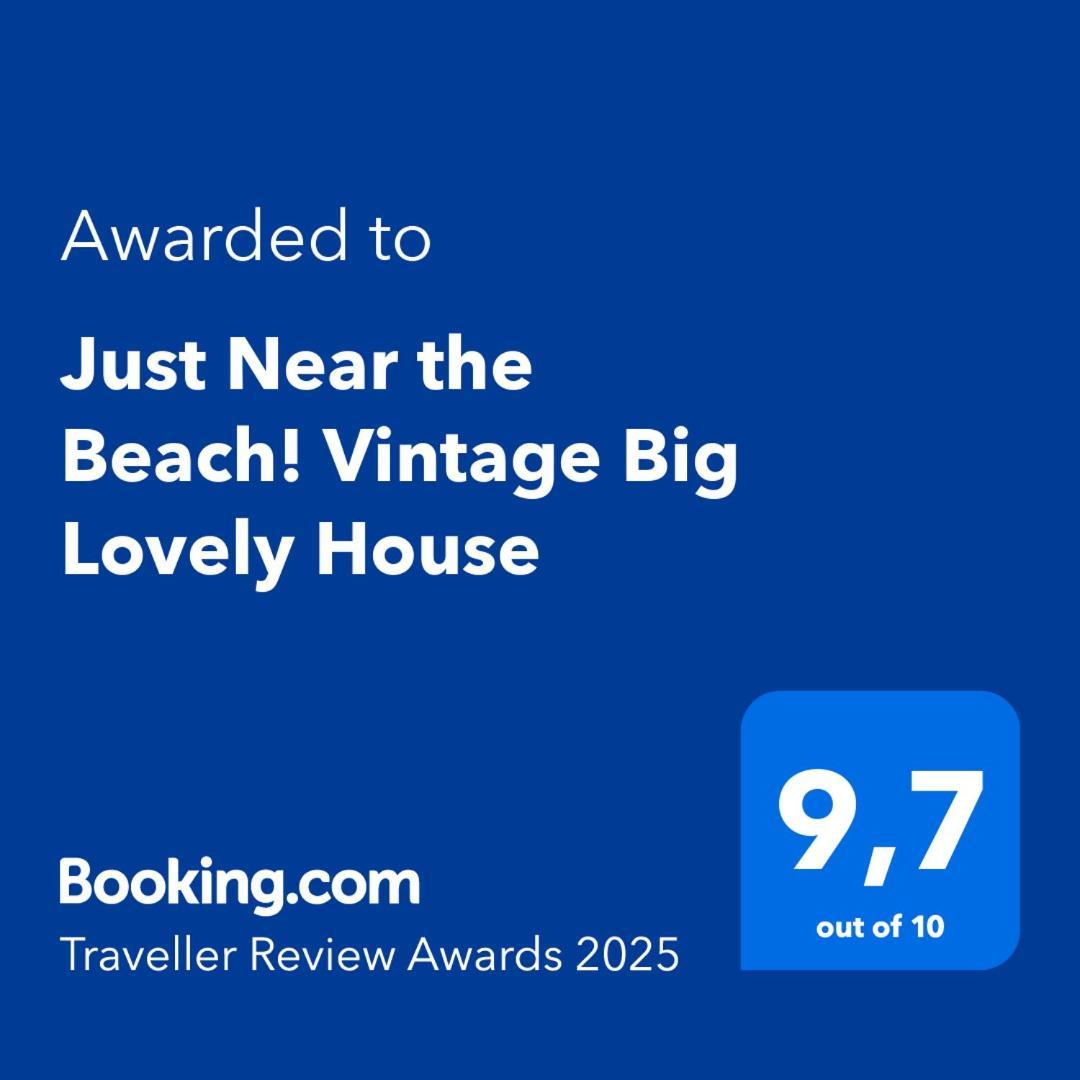 Just Near The Beach! Vintage Big Lovely House 卡莱维斯 外观 照片